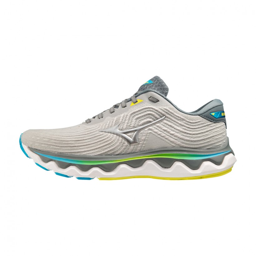 Mizuno Wave Horizon 6 Schuhe Schwarz Silber Orange