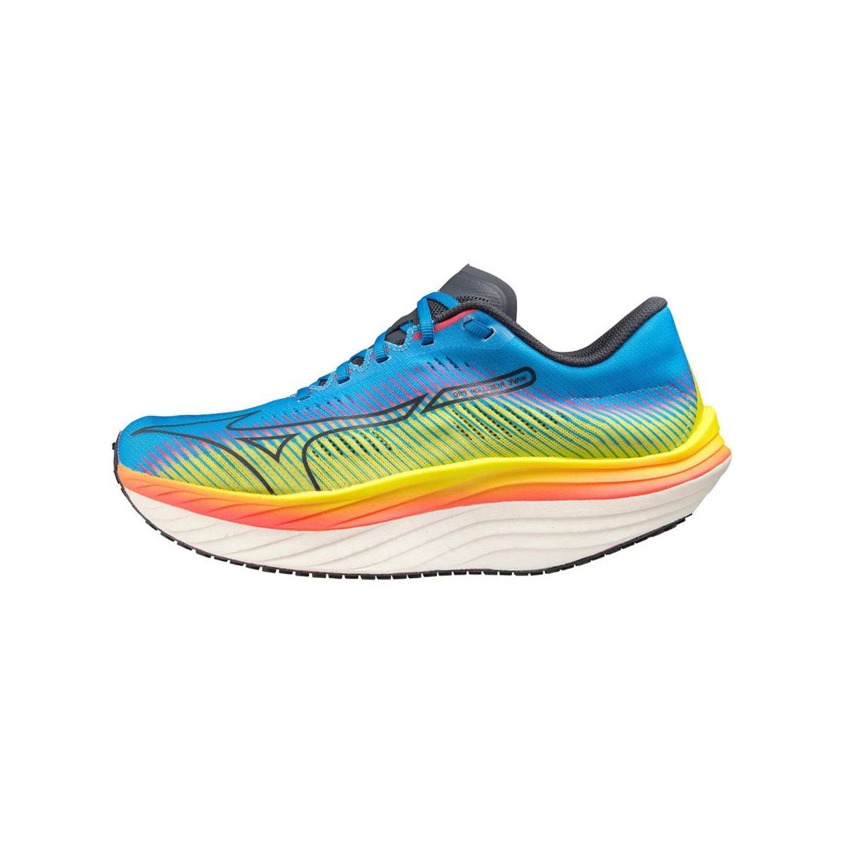 Wave On günstig Kaufen-Mizuno Wave Rebellion Pro Blau Gelb AW23, Größe 42,5 - EUR. Mizuno Wave Rebellion Pro Blau Gelb AW23, Größe 42,5 - EUR <![CDATA[Mizuno Wave Rebellion Pro Schuhe Blau Gelb AW23
 Für Elite-Sprintläufer, die einen kompletten Mar