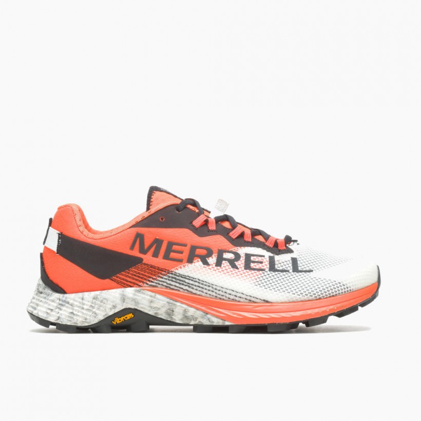 Tênis Merrell MTL Long Sky 2 Branco Laranja