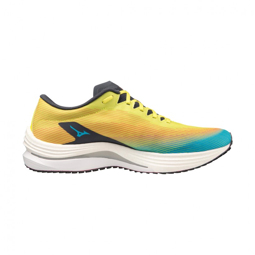 Scarpe Mizuno Wave Rebellion Flash Giallo Celeste