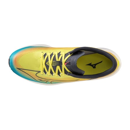 Zapatillas Mizuno Wave Rebellion Flash Amarillo Celeste