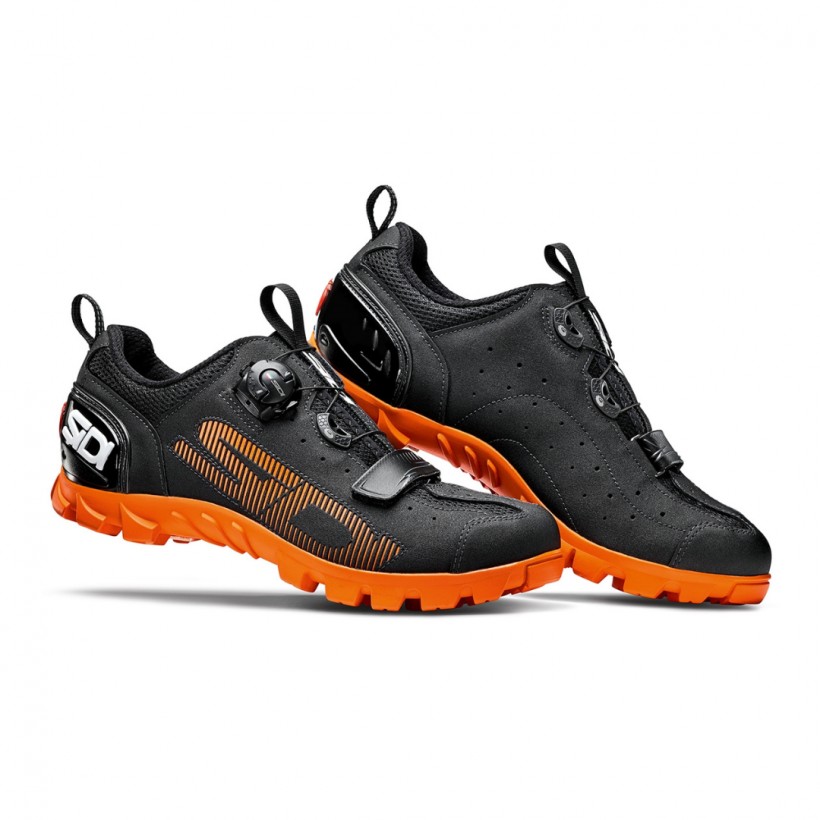 Sidi MTB SD15 Shoes Black Orange For Men Buy online the best cycling shoes in our store