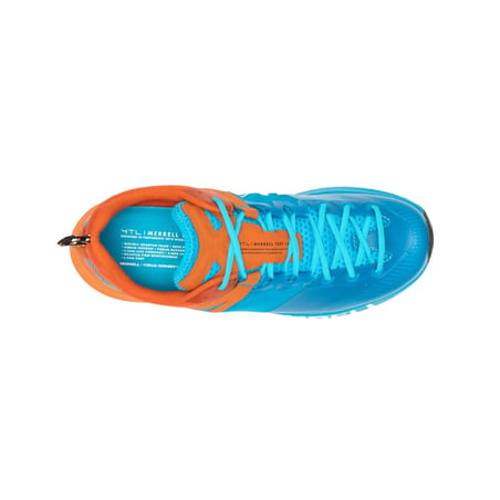 Zapatillas Merrell MTL MQM Celeste Naranja