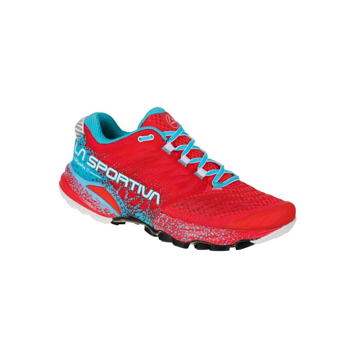 rot gelb günstig Kaufen-La Sportiva Akasha II Rot Himmelblau Schuhe, Größe 38,5 - EUR. La Sportiva Akasha II Rot Himmelblau Schuhe, Größe 38,5 - EUR <![CDATA[La Sportiva Akasha II Blau Gelb Damenschuhe
 Technische und ästhetische Neugestaltung von Akasha