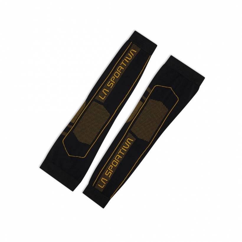 La Sportiva Trace Trail Sleeves Zwart Geel