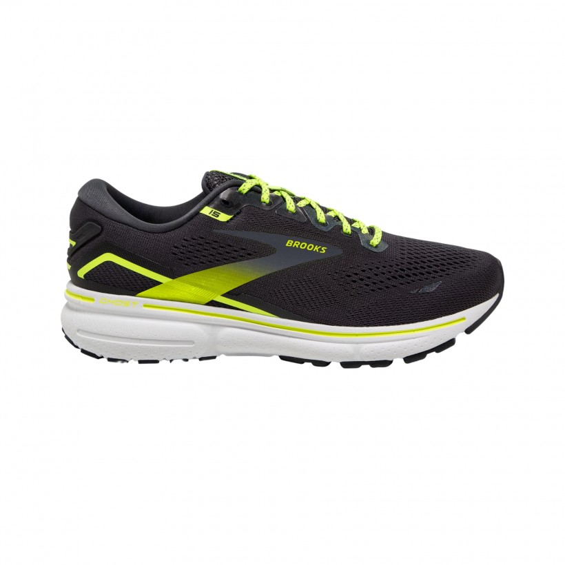 Shoes Brooks Ghost 15 Black Yellow