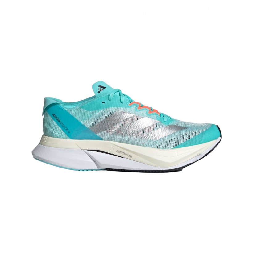 Baskets Adidas Adizero Boston 12 Bleu Ciel  Femme