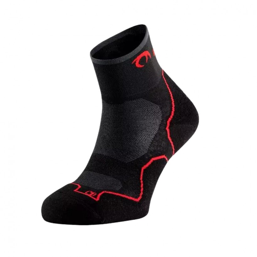 Calzini Lurbel Desafio Three Nero Rosso