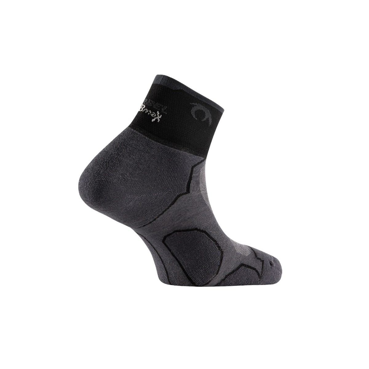 Socks Lurbel Desafio Three Grey Black, Size XL