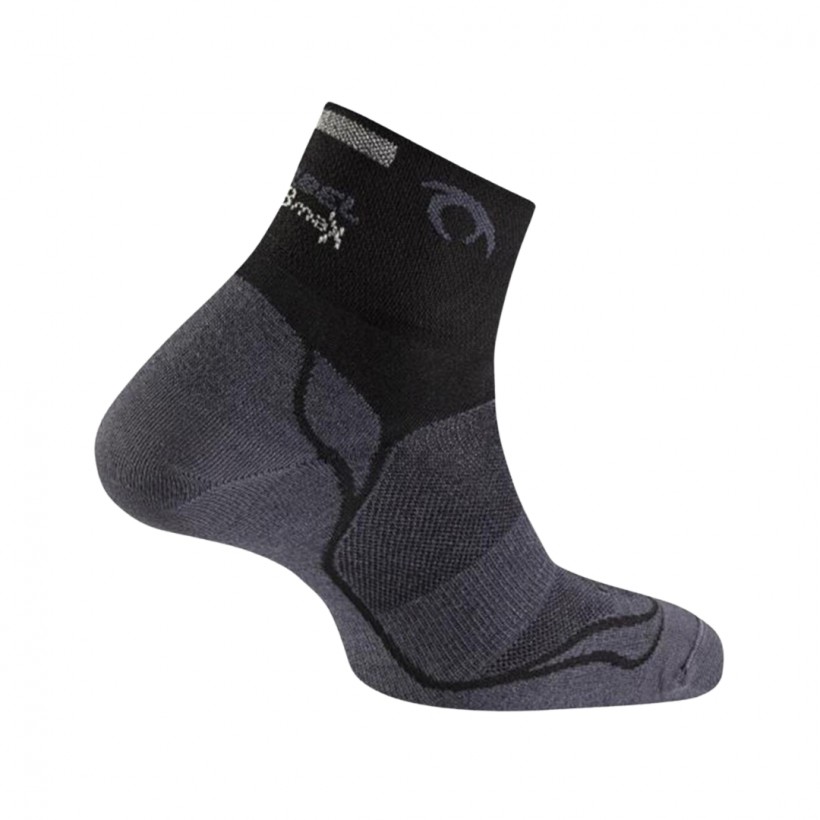 Socks Lurbel Race Three Gray Black