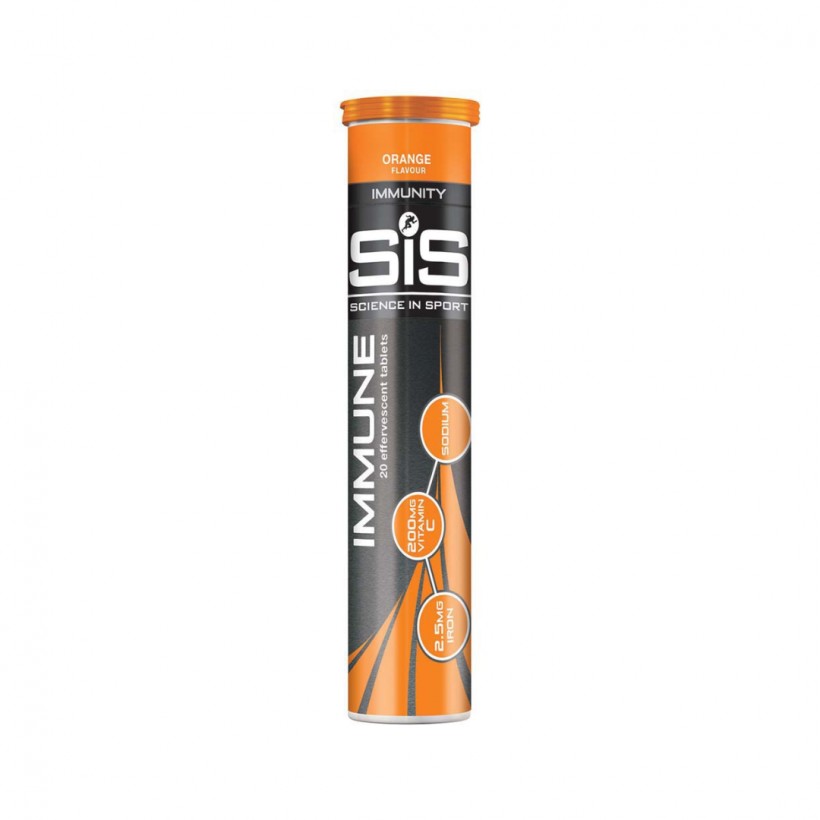 SIS Go Comprimés Effervescents Immune 20 x 4g Orange