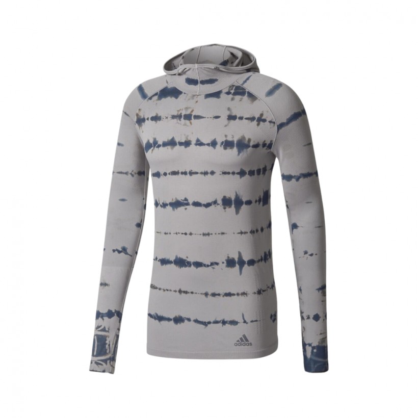 Camiseta manga larga Adidas Primeknit Gris y negro Hombre OI17