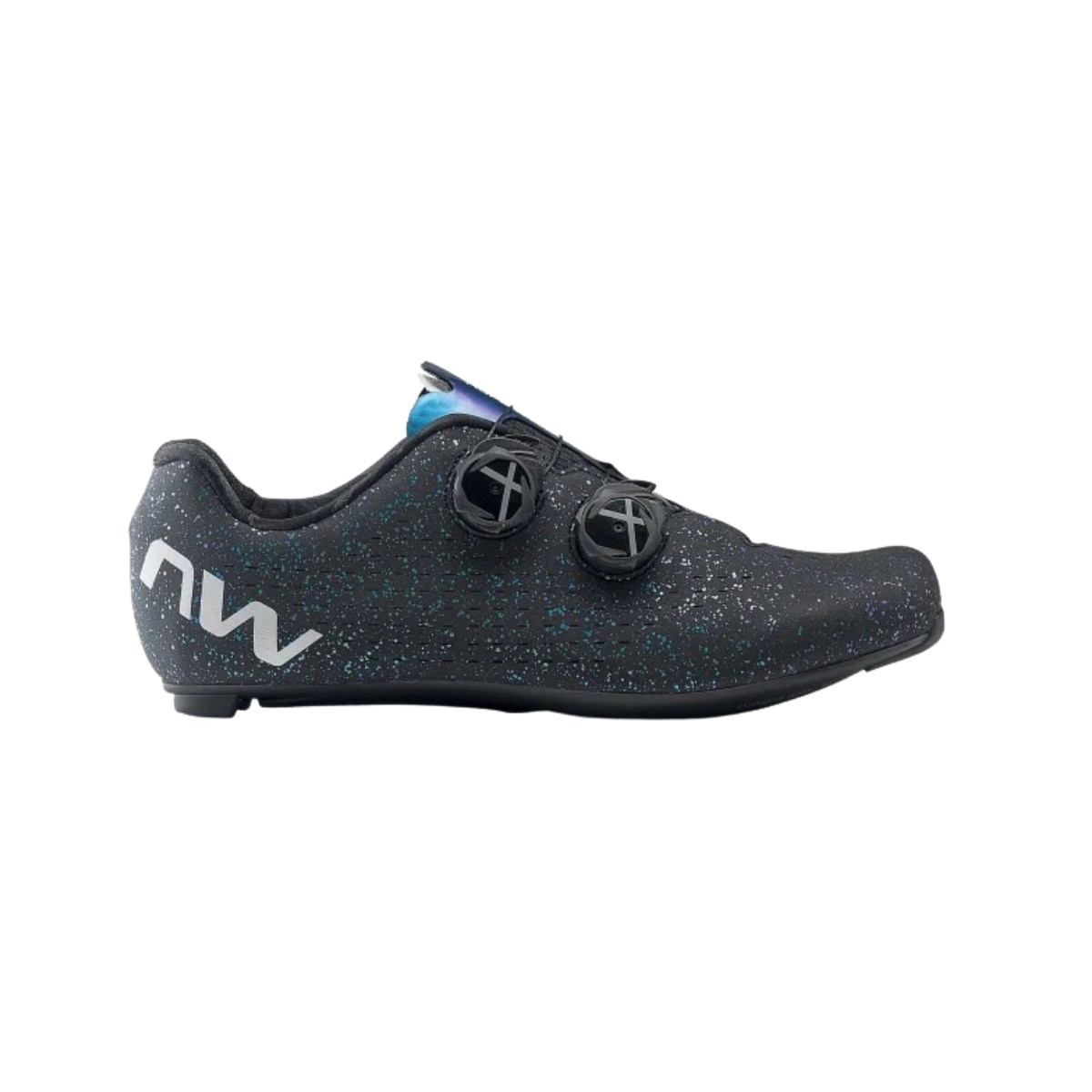 Wave On günstig Kaufen-Northwave Revolution 3 Rennradschuhe Schwarz Iridescent, Größe 45 - EUR. Northwave Revolution 3 Rennradschuhe Schwarz Iridescent, Größe 45 - EUR <![CDATA[Northwave Revolution 3 Schwarz Iridescent Schuhe Die Northwave Revolution 3 Schuh