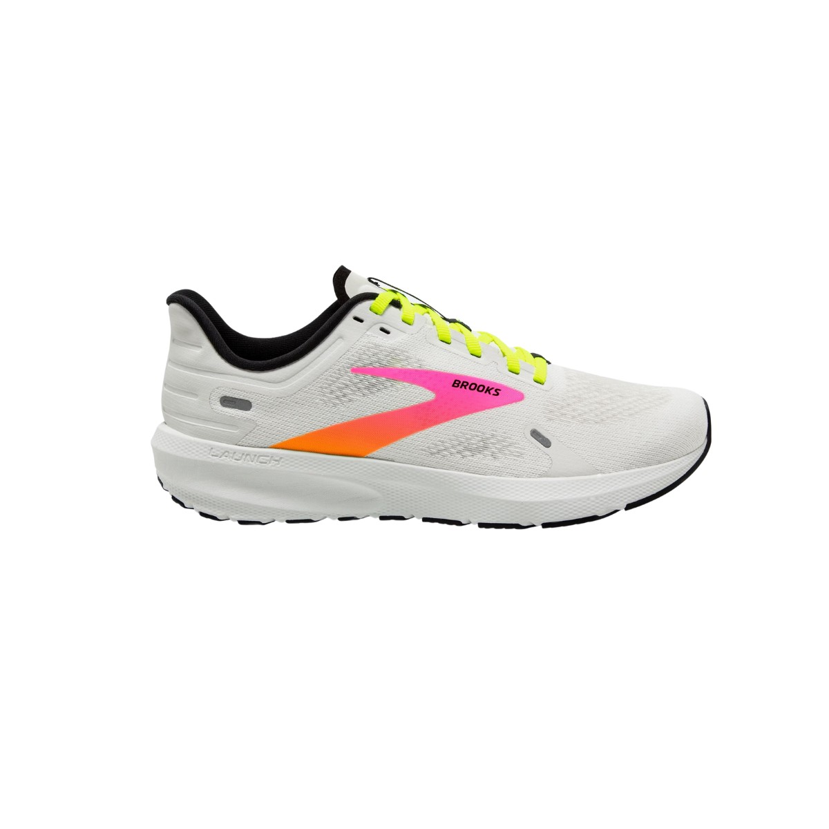 Zapatillas Brooks Launch 9 Blanco Rosa