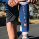 Meias de Compressão Compressport R2 3.0 Azul Branco