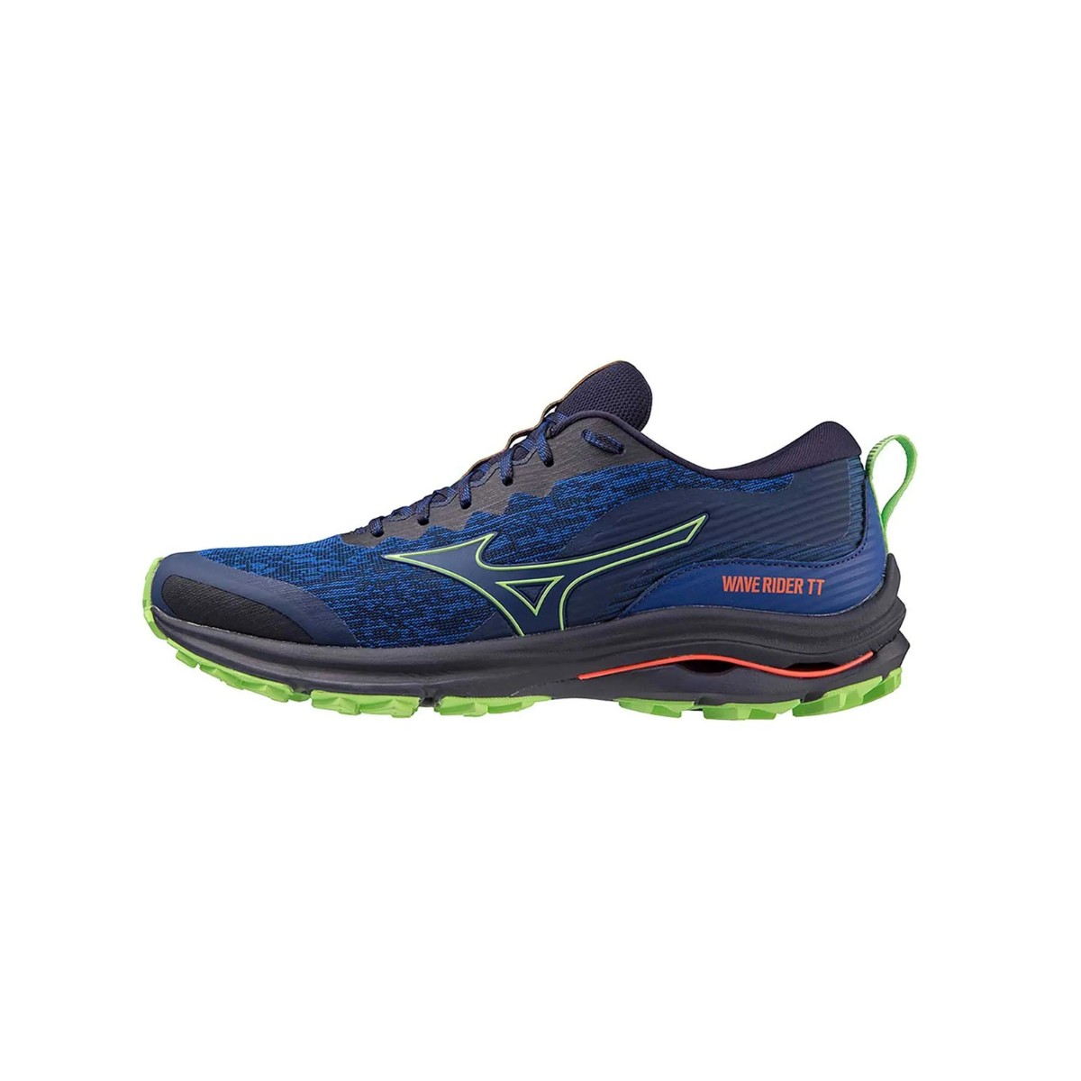 Zapatillas Mizuno Wave Rider TT Azul Verde