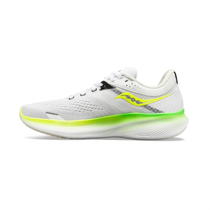 Schuhe Saucony Ride 16 Weiß Grün AW23
