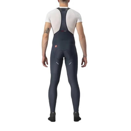 Castelli Free Aero RC Blauwe Lange Bib Shorts