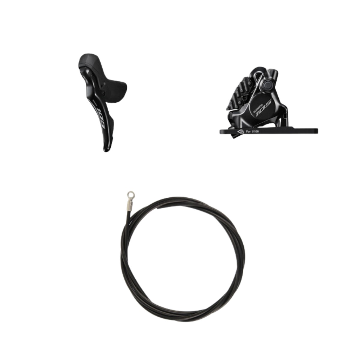 Kit freno anteriore sinistro Shimano 105 ST-R7120+BR-R7170