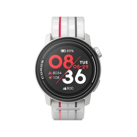Coros Pace 3 GPS-horloge wit nylon