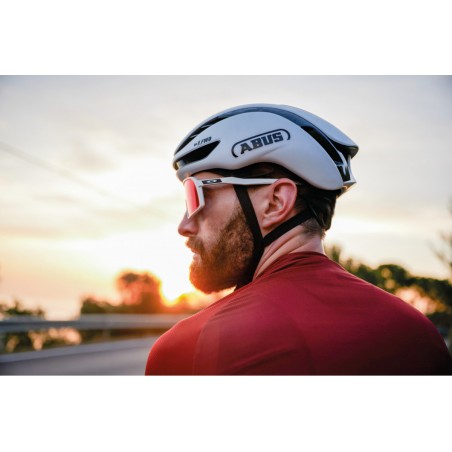 Abus Gamechanger 2.0 Helm Glänzend Weiß