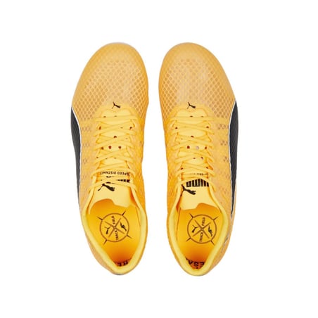 Zapatillas Puma Distance 11 Track and Field Negro Naranja