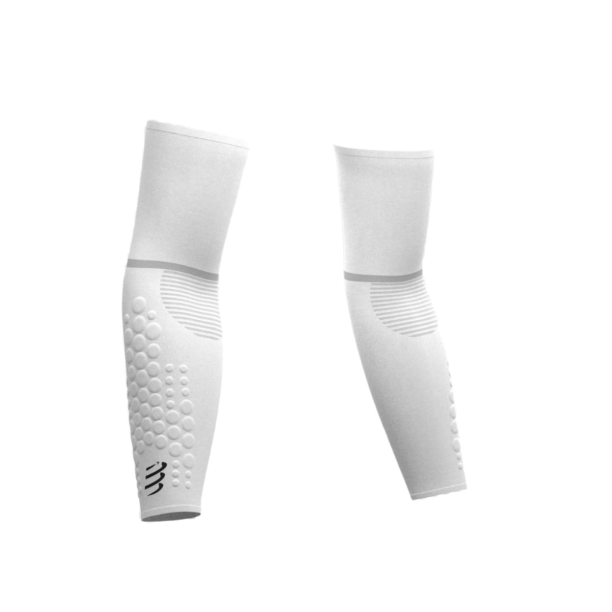 Manchons de Compression Compressport Arm Force Ultralight Blanc, Taille Taille 4