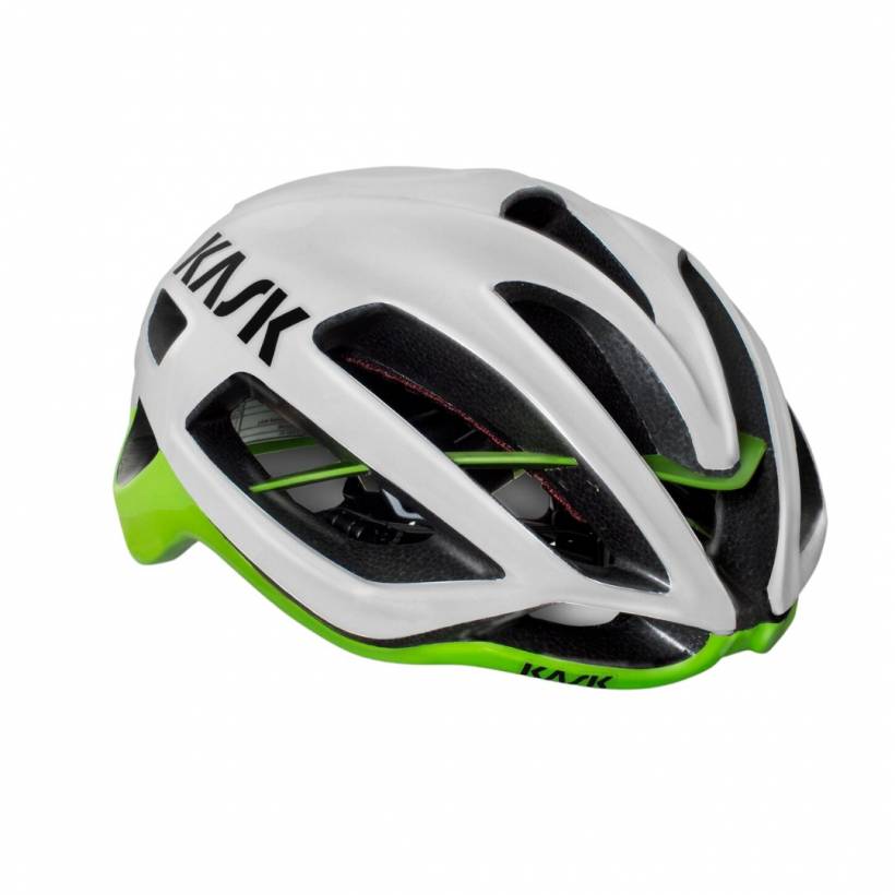 Casco Kask Protone Bianco Lime