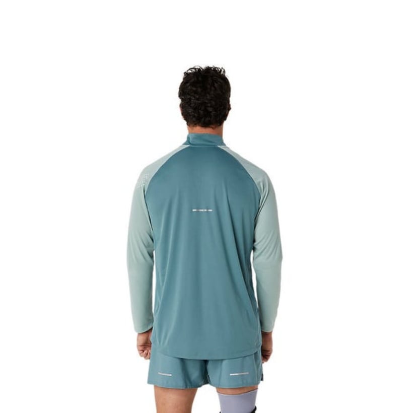 ASICS Icon LS 1/2 ZIP Blue Long Sleeve Shirt