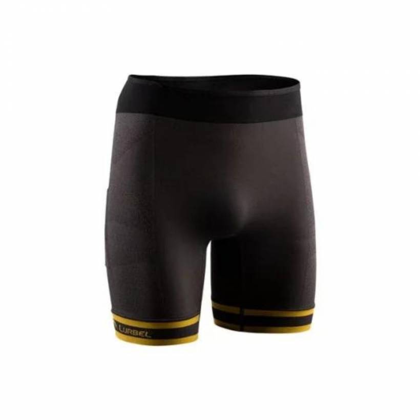 Calzamaglie Corte Lurbel Spirit Nero Giallo Uomo