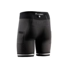 Mallas Cortas Lurbel Spirit Negro Gris Hombre 2