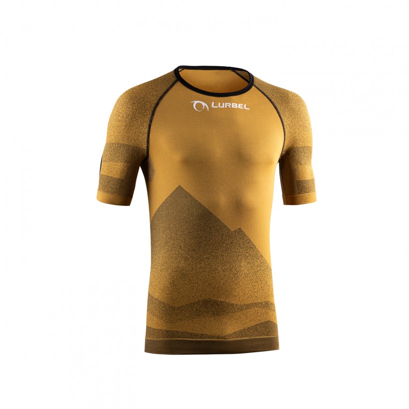 Camiseta de Manga Curta Lurbel Spirit Amarela