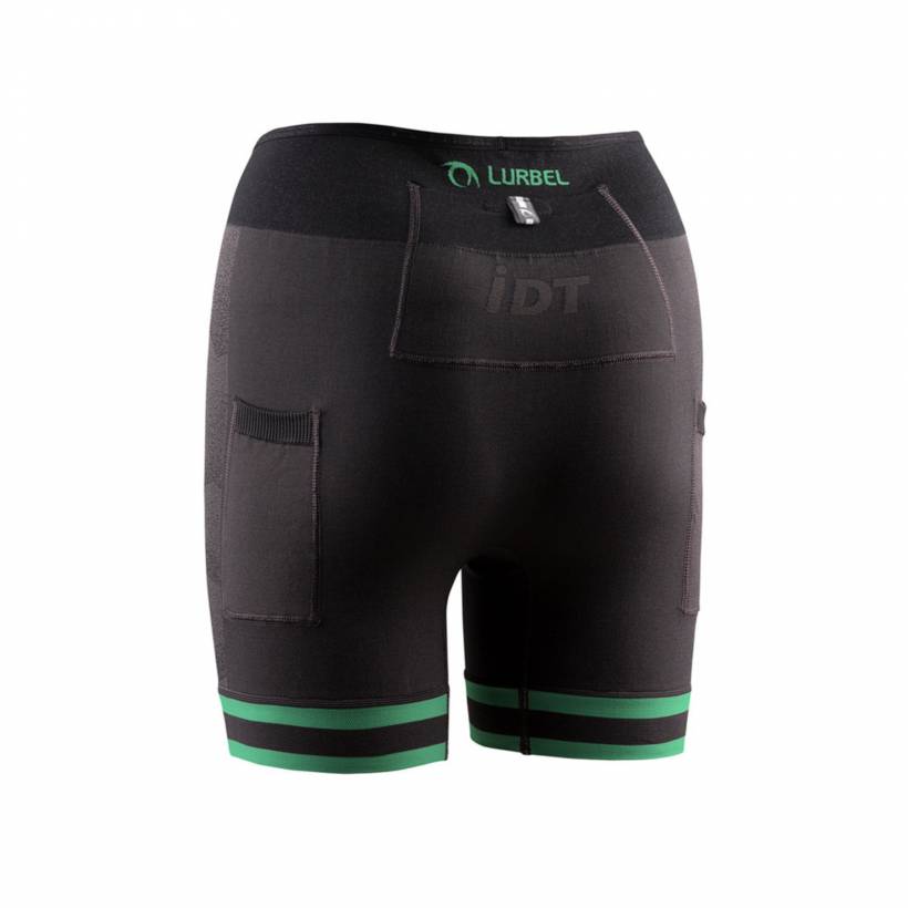 Krótkie Legginsy Lurbel Spirit Czarne Zielone...
