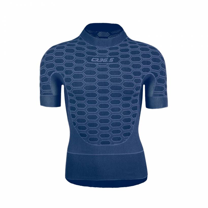 Camiseta Interior Q36.5 Base Layer 2 Manga Corta Azul