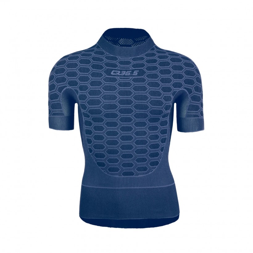 Camiseta Interior Q36.5 Base Layer 2 Manga Curta Azul