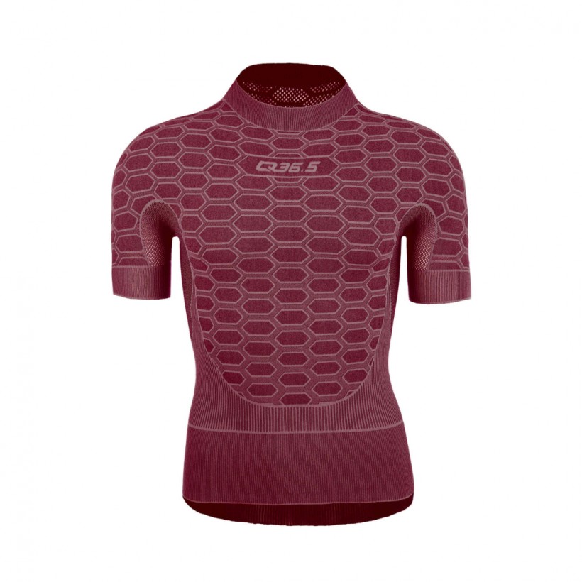 Maillot intérieur Q36.5 Base Layer 2 à manches courtes rouge