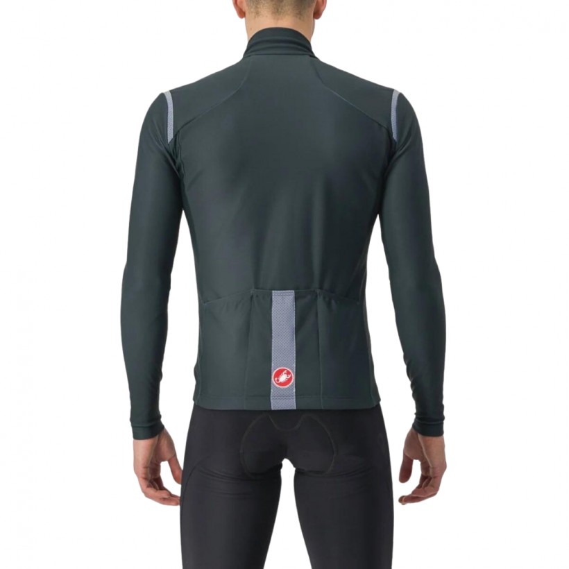 Maillot Castelli Tutto Nano RoS Manga Larga Verde
