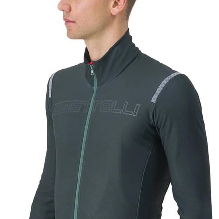 Maillot Castelli Tutto Nano RoS Manches Longues Vert