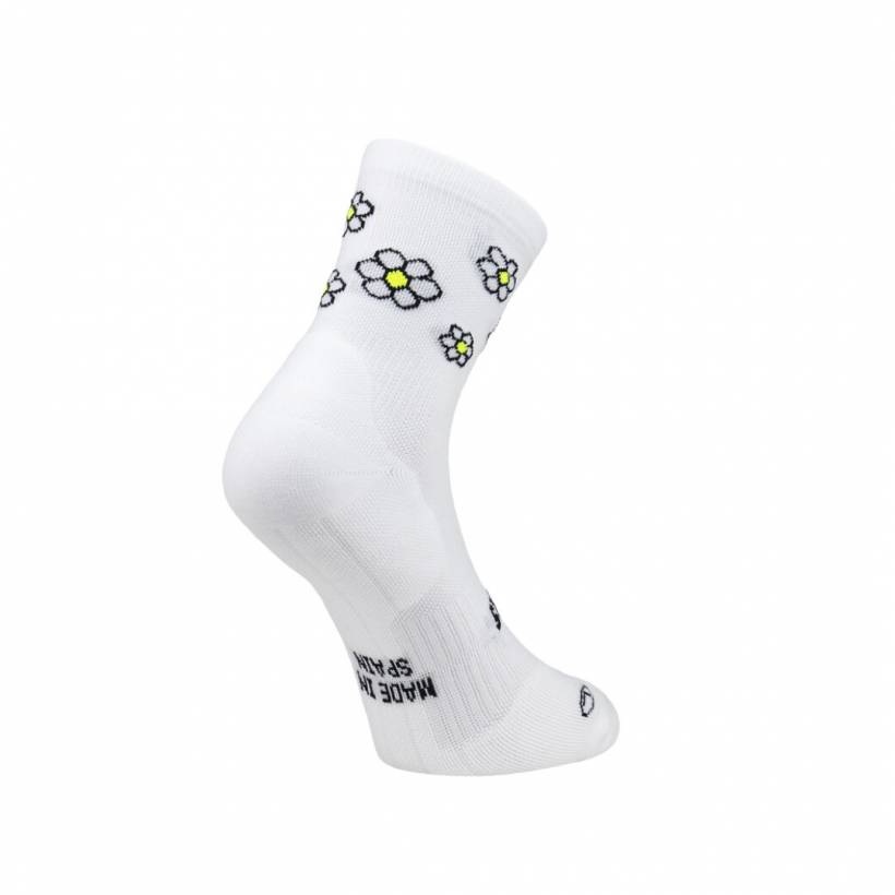 Meia Running Sporcks Marguerite White Branco...