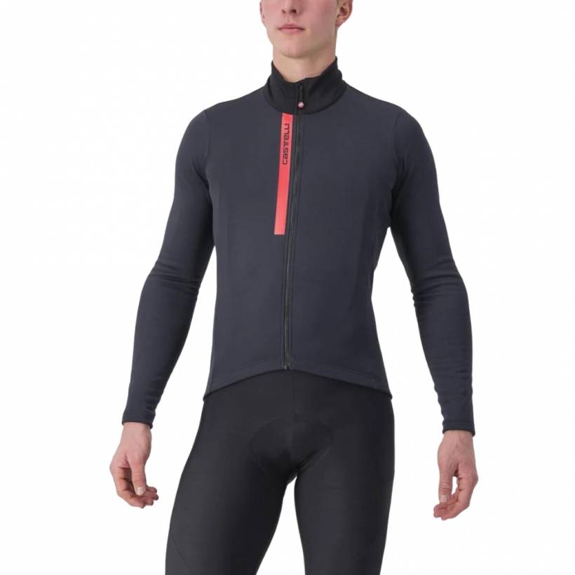 Maillot Castelli Entrata Negro Rojo