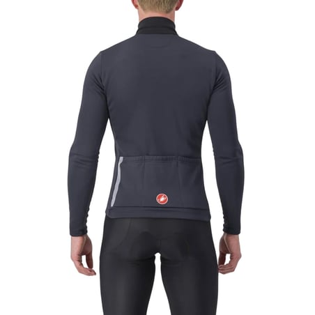 Jersey Castelli Entrata Preto-Vermelho
