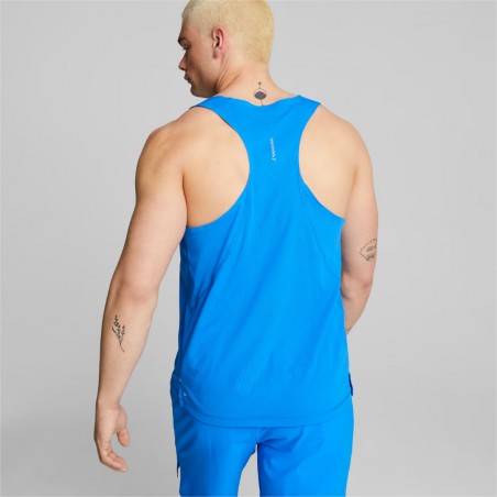 Puma Run Ultraspun Sleeveless Sky Blue T-shirt