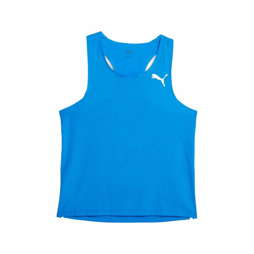 Camiseta Puma Run Ultraspun sin mangas Azul Celeste