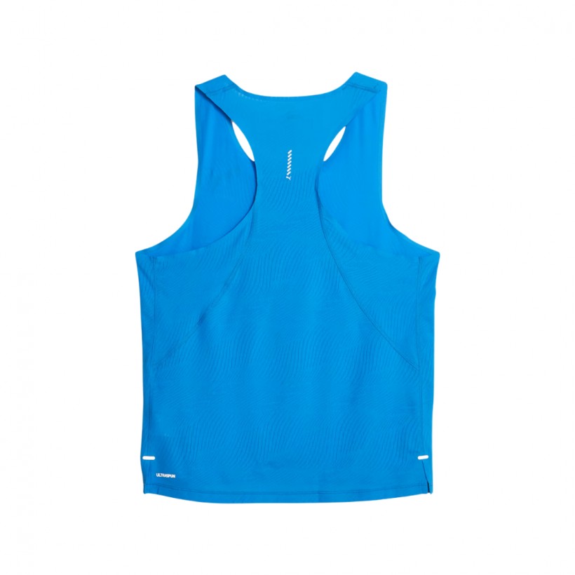 Puma Run Ultraspun Sleeveless Sky Blue T-shirt