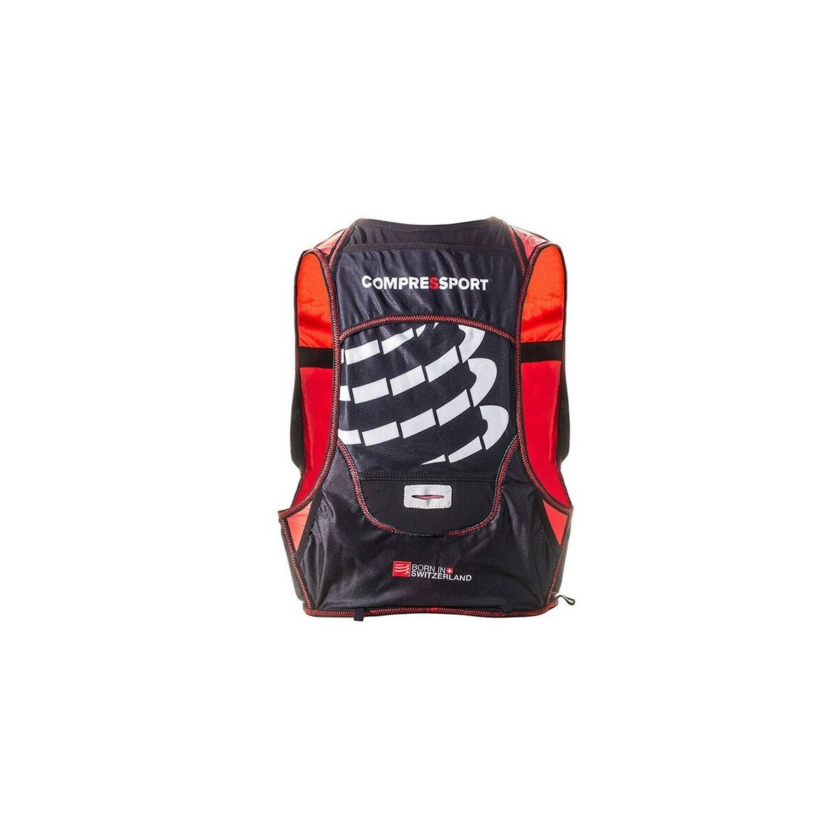 Chaleco de hidratación Compressport rojo/negro Hombre