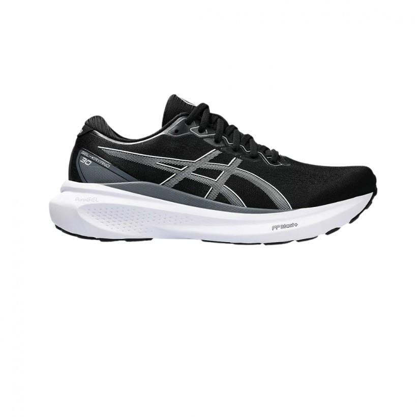 Schuhe Asics Gel-Kayano 30 Schwarz Weiß