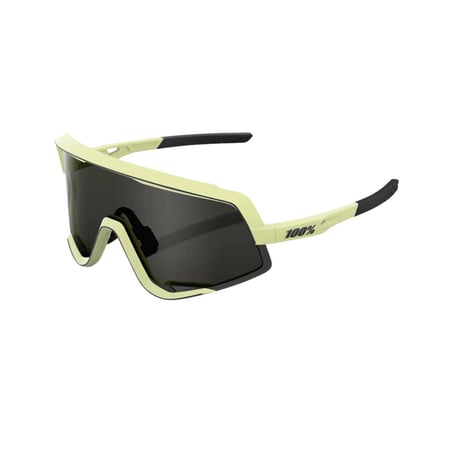 100% Glendale Soft Tact Glow Geel Zwarte Zonnebril