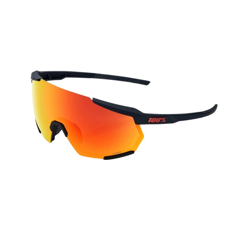 Gafas 100% Racetrap 3.0 Soft Tact Negro Rojo