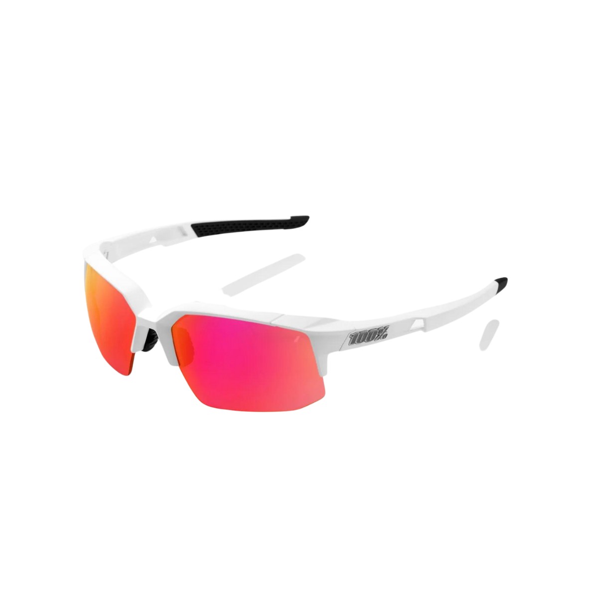 Image of 100% SPEEDCOUPE Soft Tact Rosa Weiß Brille