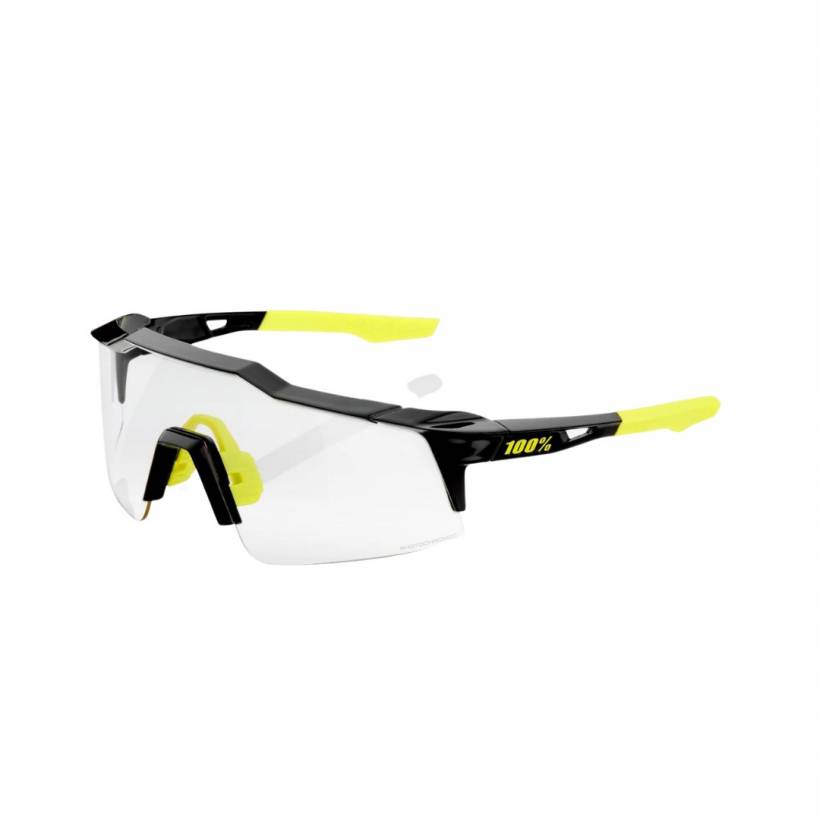 100% SPEEDCRAFT Photochromic Black Yellow Glasses